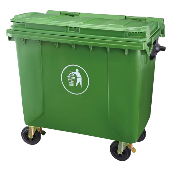 Tong Sampah Beroda 1100 ltr HDPE